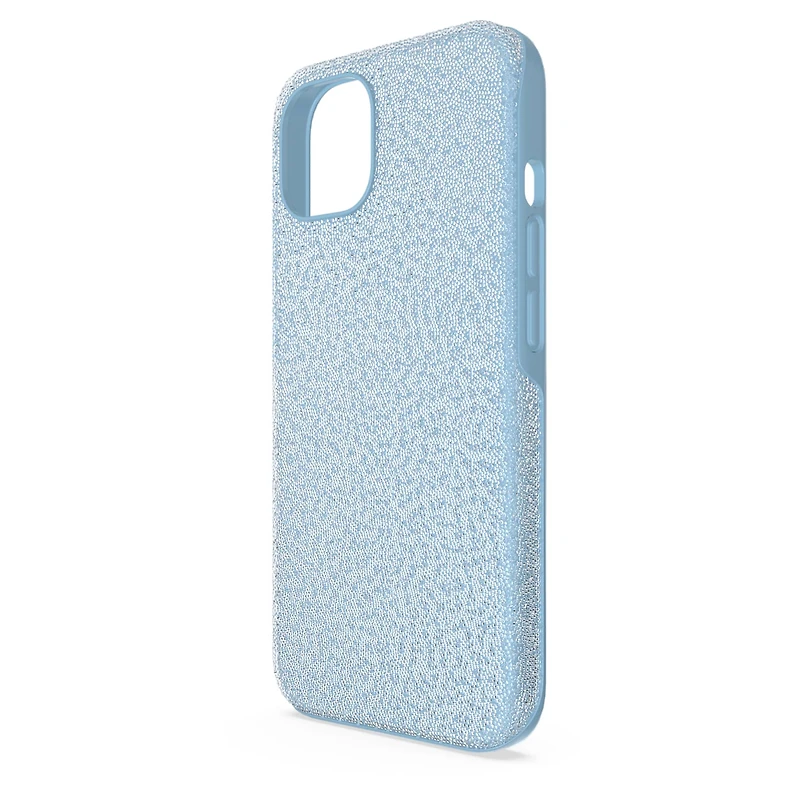 High smartphone case, iPhone® 13, Blue by SWAROVSKI