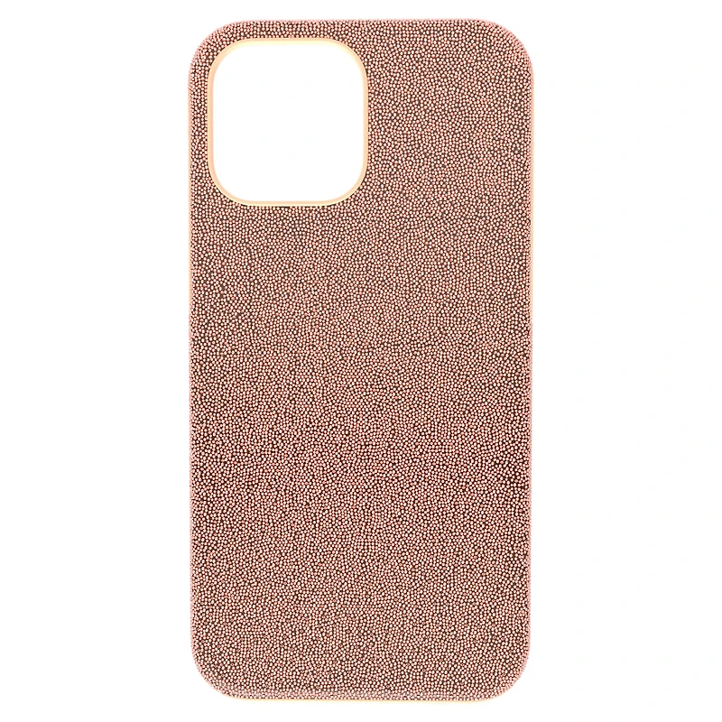 High smartphone case, iPhone® 13 Pro Max, Rose gold tone by SWAROVSKI