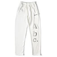 ADVISORY BOARD CRYSTALS, Gray Objects Displaced by Refraction sweatpants, White SWAROVSKI