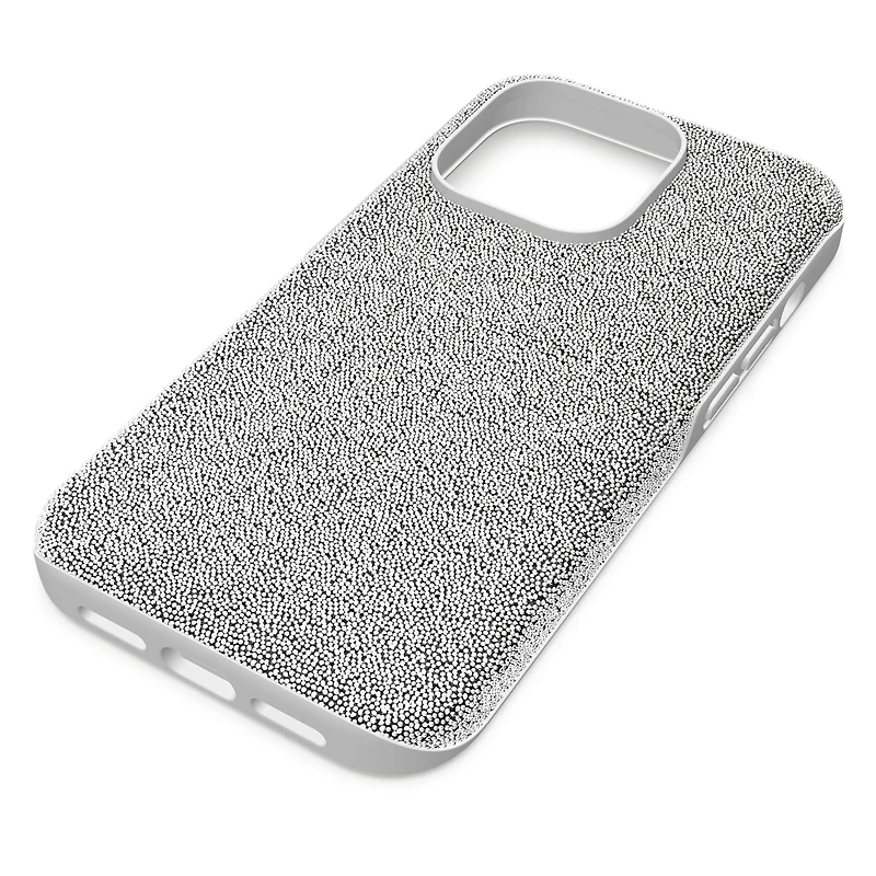 High smartphone case, iPhone® 14 Pro Max, Silver Tone