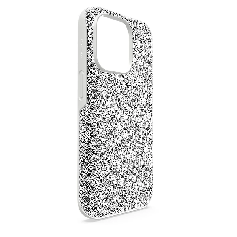 High smartphone case, iPhone® 14 Pro Max, Silver Tone