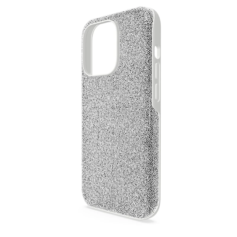 High smartphone case, iPhone® 14 Pro Max, Silver Tone
