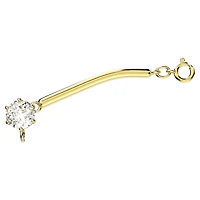 Constella extender, Round cut, White, 18K gold finish
