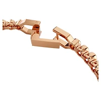 Imber Emily Tennis bracelet, Round cut, Pink, Rose gold-tone plated by SWAROVSKI