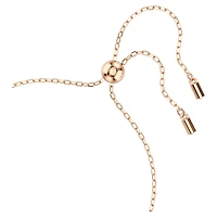 Magic bracelet, Angel, White, Rose gold-tone plated by SWAROVSKI