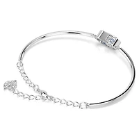 Una bracelet, Round cut, Oval shape, Blue, Rhodium plated by SWAROVSKI