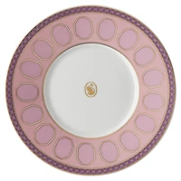 Signum teacup with saucer, Porcelain, Pink by SWAROVSKI