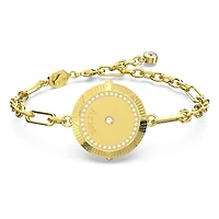 Zodiac bracelet, Aries, Gold tone, Gold-tone plated by SWAROVSKI