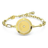 Zodiac bracelet, Gemini, Gold tone, Gold-tone plated by SWAROVSKI