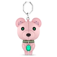 Icons key ring, Bear, Multicolored, Stainless steel by SWAROVSKI
