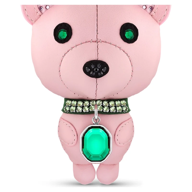Icons key ring, Bear, Multicolored, Stainless steel by SWAROVSKI