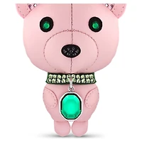 Icons key ring, Bear, Multicolored, Stainless steel by SWAROVSKI