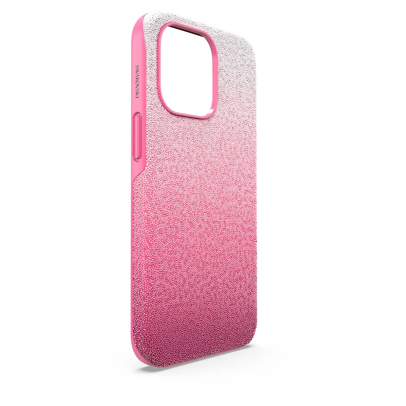 High smartphone case, iPhone® 13 Pro, Pink by SWAROVSKI