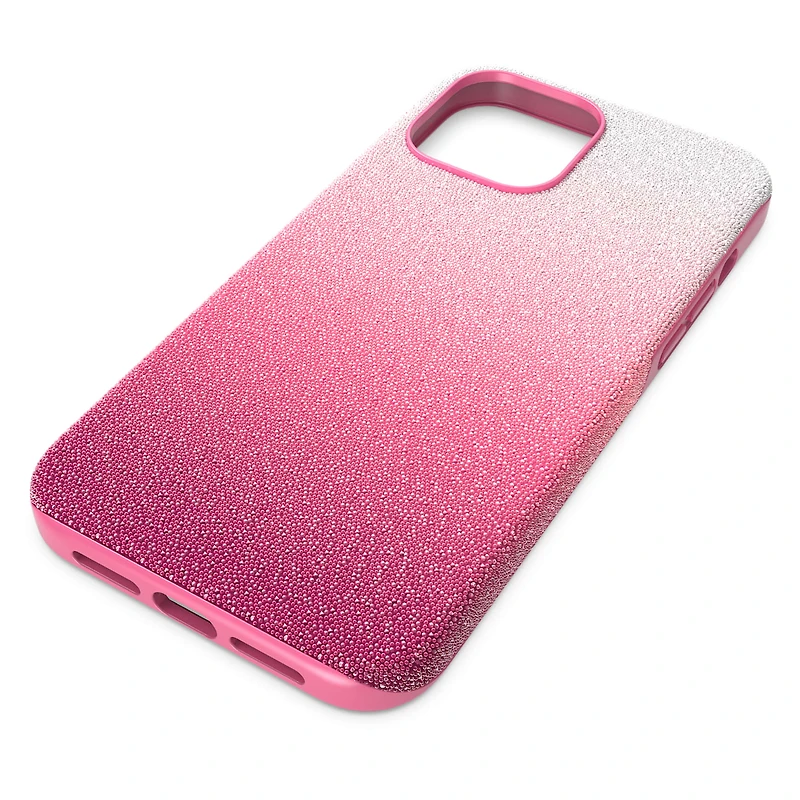 High smartphone case, iPhone® 13 Pro Max, Pink by SWAROVSKI