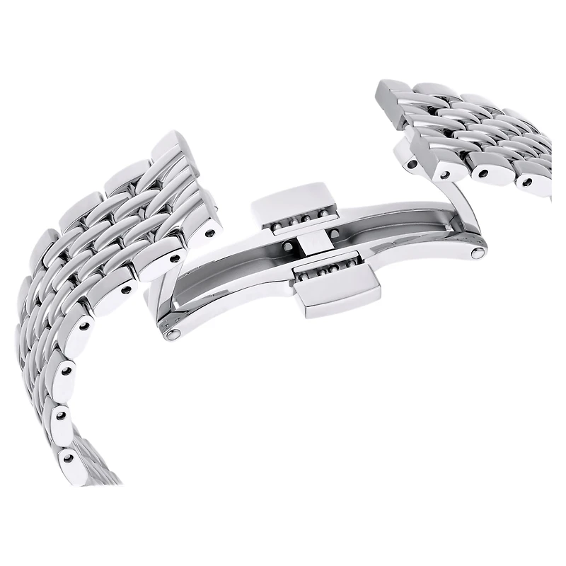 Crystalline wonder watch, Swiss Made, Metal bracelet, Silver tone, Stainless steel by SWAROVSKI