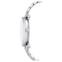 Crystalline wonder watch, Swiss Made, Metal bracelet, Silver tone, Stainless steel by SWAROVSKI