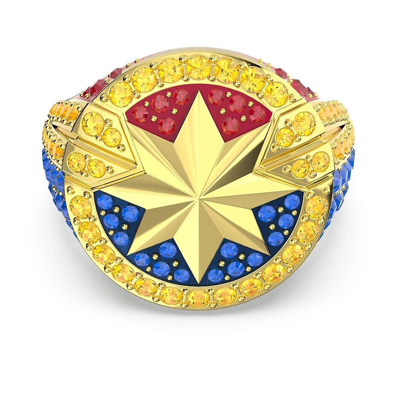 Captain Marvel © MARVEL ring, Multicolored, Gold-tone plated by SWAROVSKI