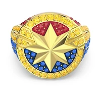 Captain Marvel © MARVEL ring, Multicolored, Gold-tone plated by SWAROVSKI