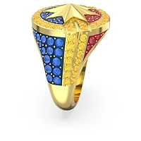 Captain Marvel © MARVEL ring, Multicolored, Gold-tone plated by SWAROVSKI