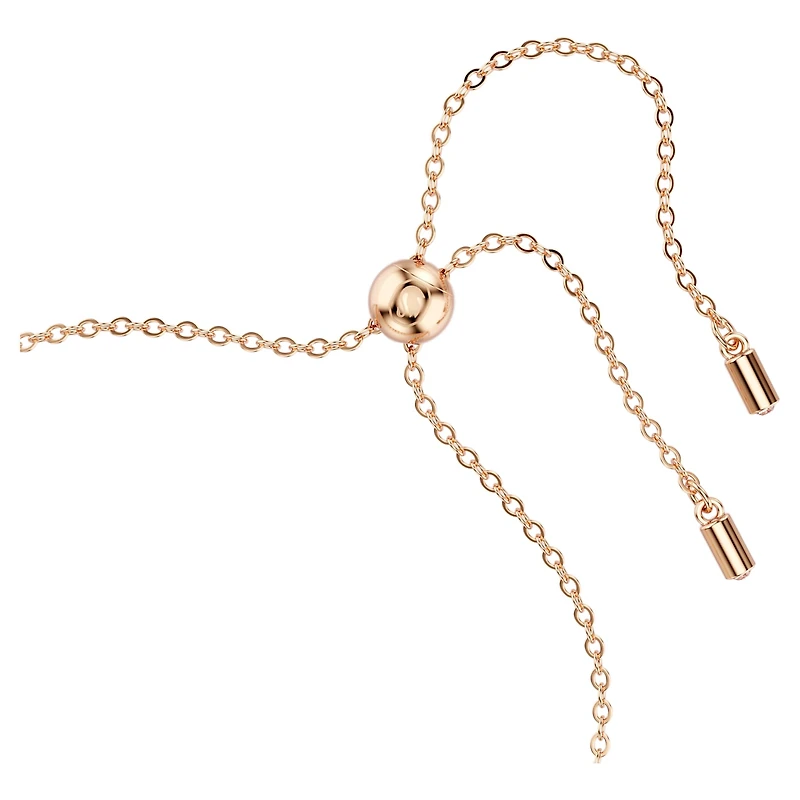 Imber Emily bracelet, Mixed round cuts, Pink, 18K rose gold finish