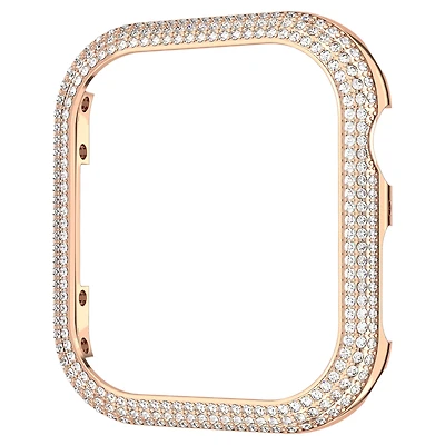 Sparkling case, For Apple Watch® Series 7, 41 mm, Rose gold tone
