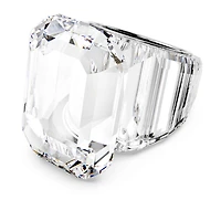 Lucent cocktail ring, Octagon cut, White by SWAROVSKI