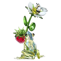 Idyllia Frog, Bee and Strawberry by SWAROVSKI