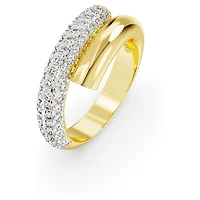 Dextera ring, White, 18K gold finish