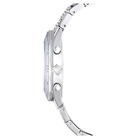 Dextera lux watch, Swiss Made, Metal bracelet, Silver tone, Stainless Steel by SWAROVSKI