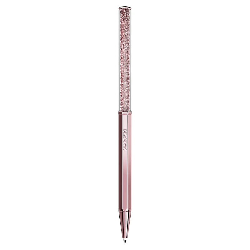 Crystalline ballpoint pen, Octagon shape, Pink, Pink lacquered by SWAROVSKI