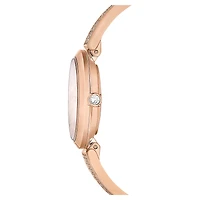 Illumina watch, Swiss Made, Metal bracelet, Gold tone