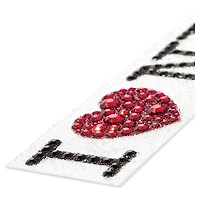 I LOVE NY removable sticker, Red by SWAROVSKI
