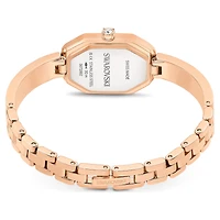 Dextera bangle watch, Swiss Made, Metal bracelet, Gold tone