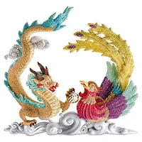 Crystal Myriad Dragon and Phoenix by SWAROVSKI