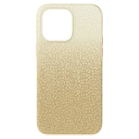 High smartphone case, Colour gradient, iPhone® 14 Pro Max, Gold tone by SWAROVSKI