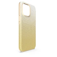 High smartphone case, Colour gradient, iPhone® 14 Pro Max, Gold tone by SWAROVSKI