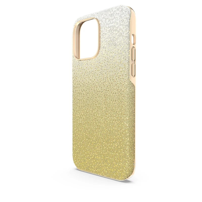 High smartphone case, Colour gradient, iPhone® 14 Pro Max, Gold tone by SWAROVSKI