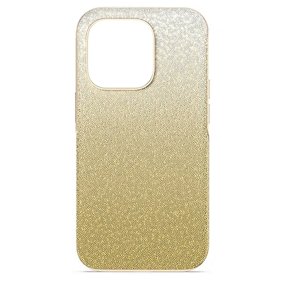 High smartphone case, Colour gradient, iPhone® 14 Pro, Gold tone
