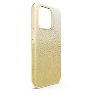 High smartphone case, Colour gradient, iPhone® 14 Pro, Gold tone by SWAROVSKI