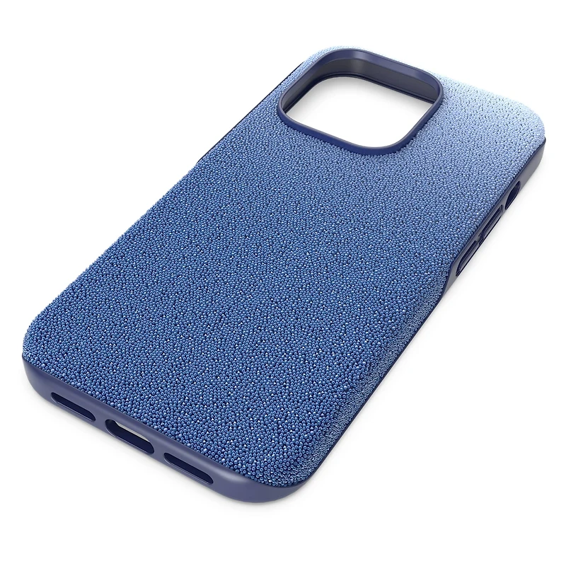 High smartphone case, Colour gradient, iPhone® 14 Pro, Blue by SWAROVSKI