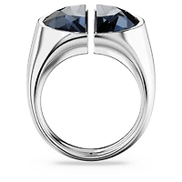 Lucent cocktail ring, Gray, Rhodium plated