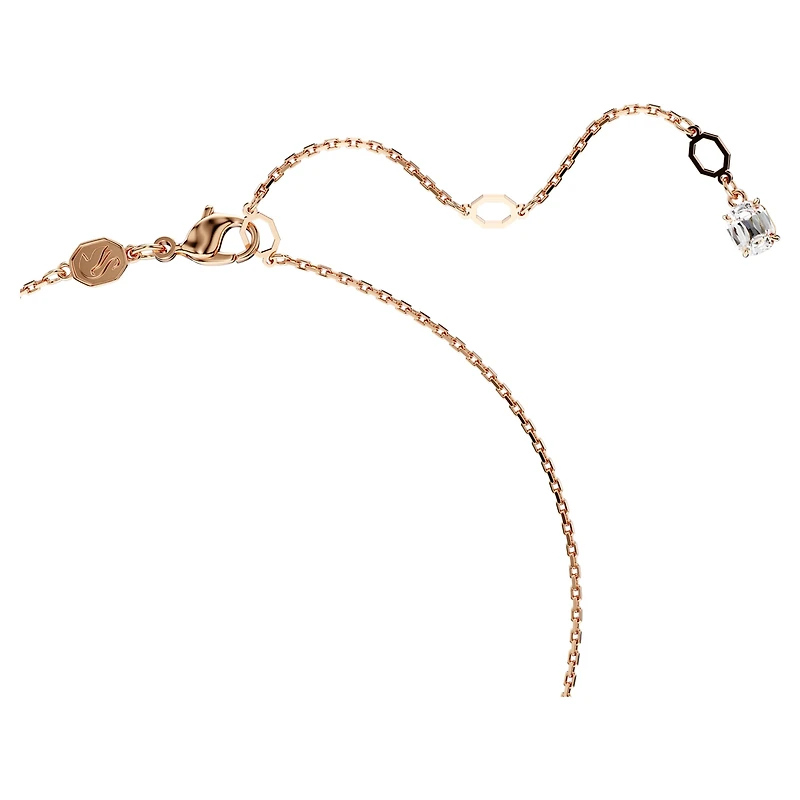 Dragon & Phoenix pendant, Dragon’s claw, White, 18K rose gold finish