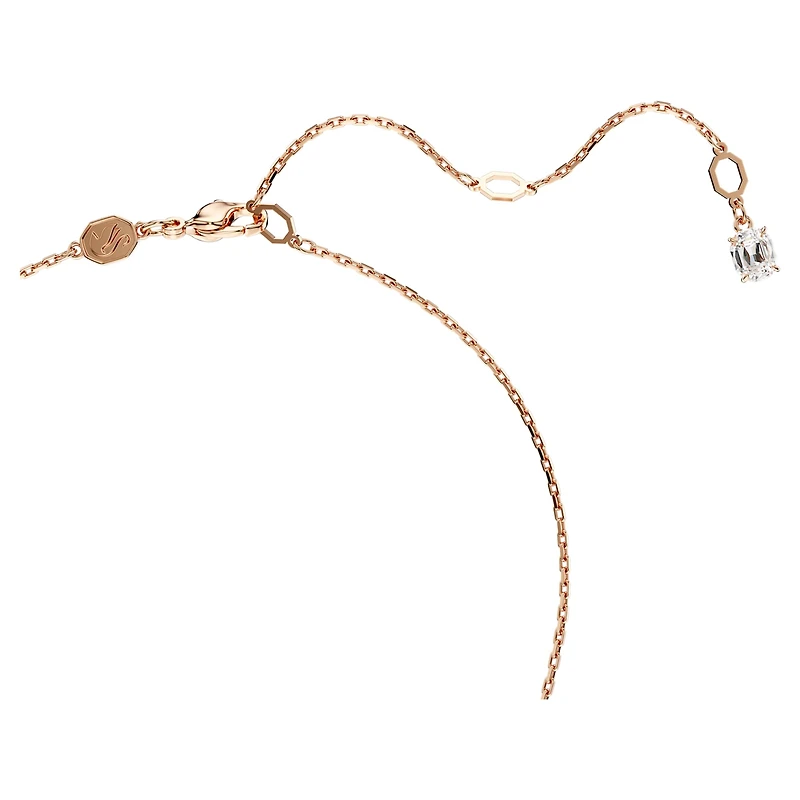 Dragon & Phoenix pendant, Dragon’s claw, White, 18K rose gold finish