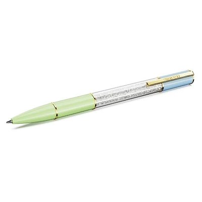 Crystalline ballpoint pen, Multicolored, Gold-tone plated