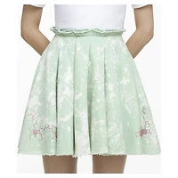 Liberal Youth Ministry, Bleached fleece skirt, Green by SWAROVSKI