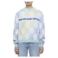 Liberal Youth Ministry, Gradient checker jumper, Blue by SWAROVSKI