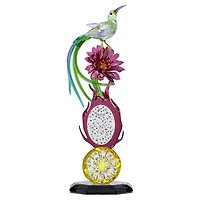 Idyllia Sugarbird and Dragon Fruit Totem by SWAROVSKI