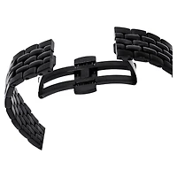 Octea moon watch, Swiss Made, Moon, Metal bracelet, Black, Black finish by SWAROVSKI
