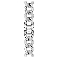 Chain strap, For Apple Watch® 40 mm & 41mm, Silver tone, Stainless steel by SWAROVSKI