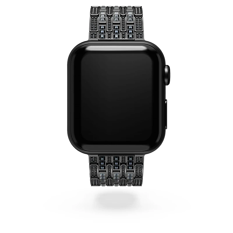 Princess strap, For Apple Watch® 40 mm & 41mm, Black finish by SWAROVSKI